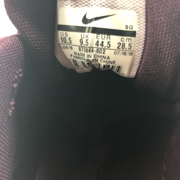 Nike Air Max 1 Premium Bordeaux Shoes 875844-602 - Picture 8 of 8